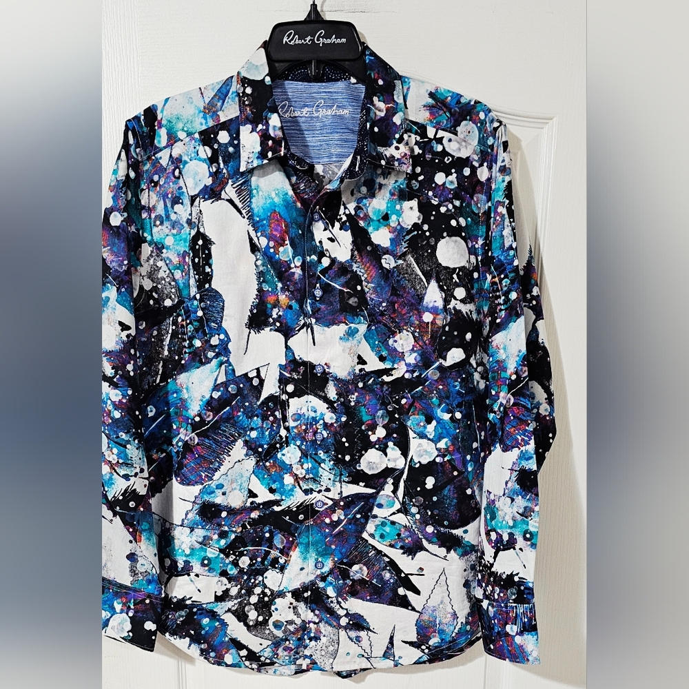 Robert Graham Multicolor Shirt Size Medium New Without Tags.
